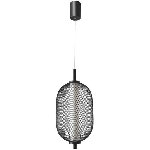  LED luster na sajli PUMA LED/10W/230V, prečnik 15 cm, crna Cene
