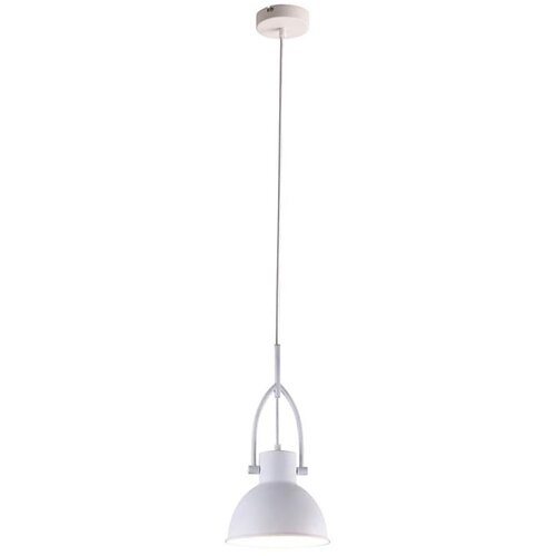 Luster na sajli HESTIA 1xE27/40W/230V bela Slike