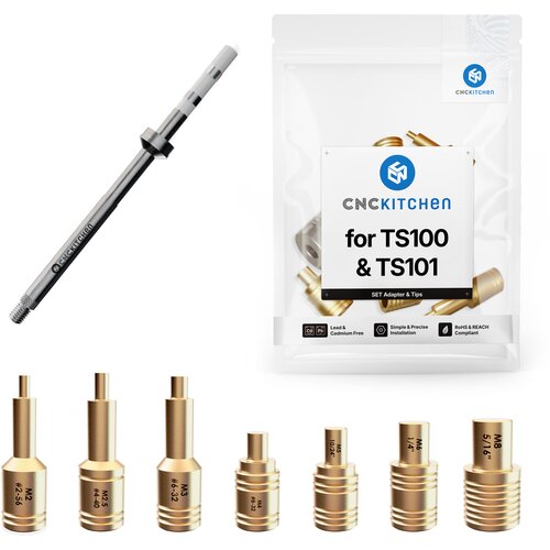 CNC Kitchen Pomočni pribor za lemljenje + adapter TS100 - 1 set Cijene