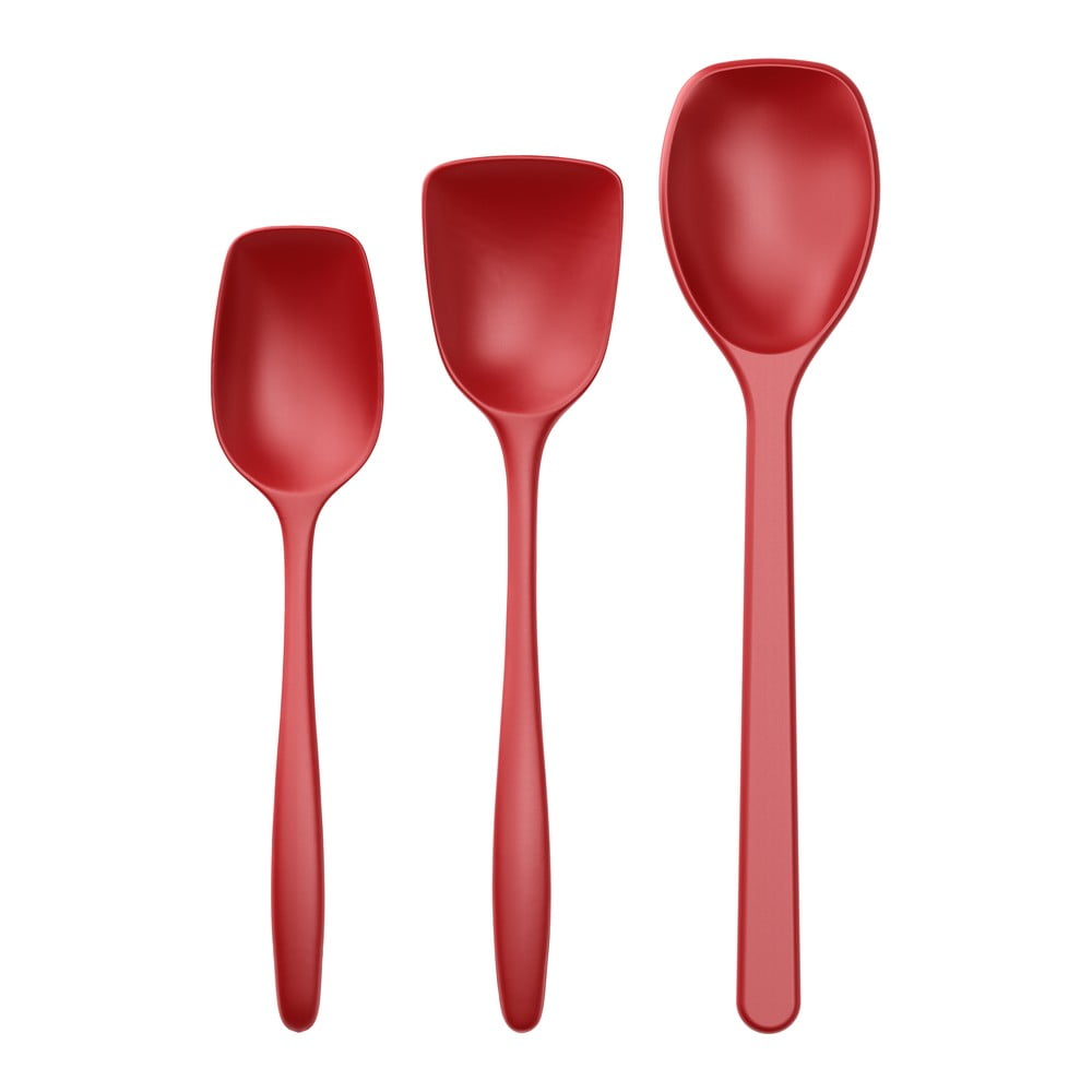 Rosti Set 3 me&amp;scaron;alnih žlic, NEW Classic - Rdeča Slike