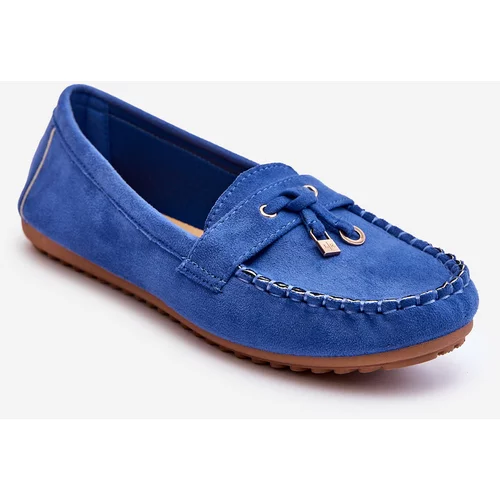 Kesi Classic suede moccasins Blue Good Time