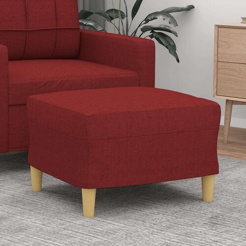  Tabure crvena boja vina 60 x 50 x 41 cm od tkanine Cijene