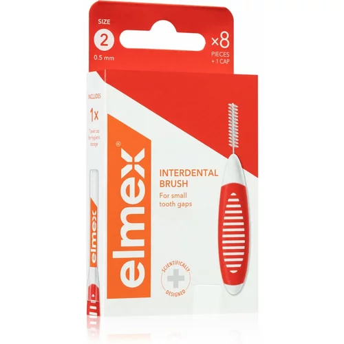 Elmex Interdental Brush medzobne ščetke 8 kos 0.5 mm 8 kos