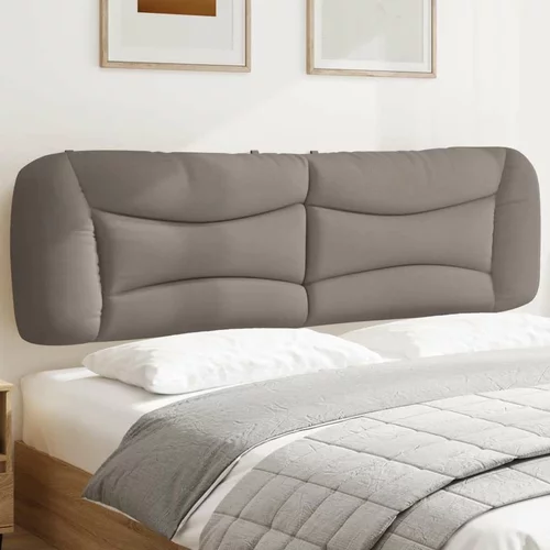 Jastuk za uzglavlje smeđesivi 180 cm od tkanine