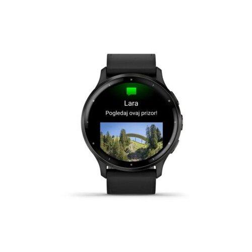 Garmin venu 3 black leather (010-02784-52) Slike