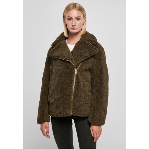 UC Ladies Ladies Sherpa Biker Jacket olive Slike
