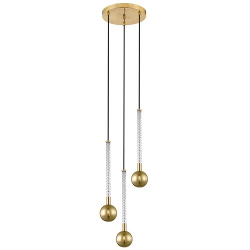 Zuma line P0583-03B-2GHF - visilica na sajli mida 3xG9/6W/230V mesing Cene