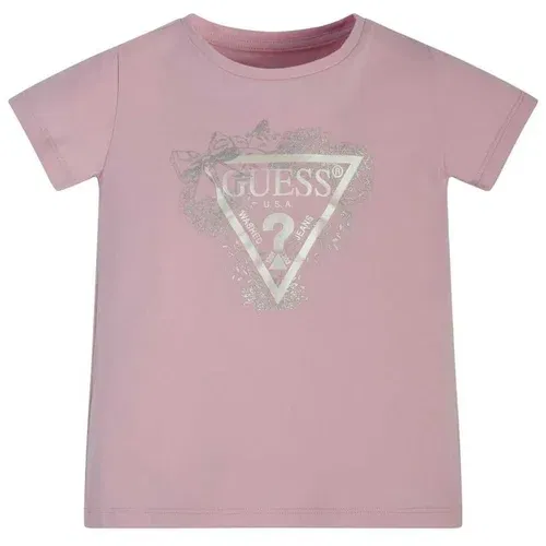 Guess Majice s kratkimi rokavi SS T SHIRT Vijolična