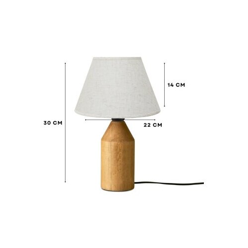 Opviq 241962 creamoak table lamp Slike