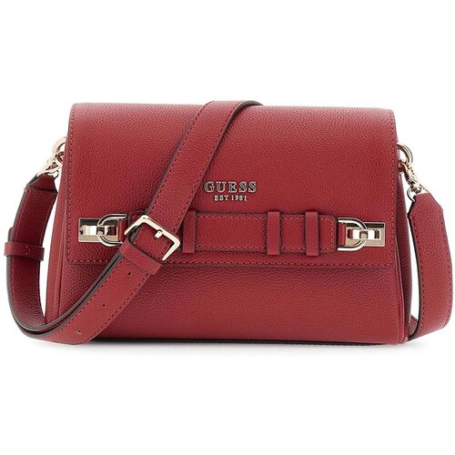 Guess Torbice za na ramo Gregoria Flap Crossbody Rdeča Slike