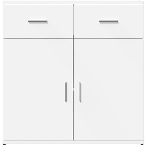  Komoda bijeli 79x38x80 cm od konstruiranog drva Slike