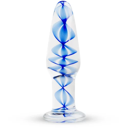 Gildo analni čep plavom spiralom
