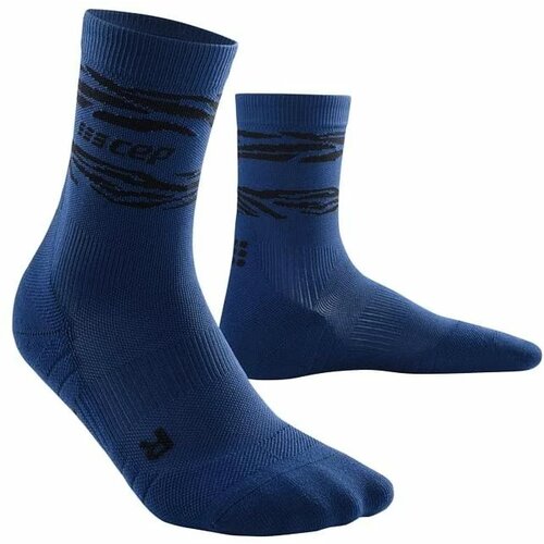 Cep Pánské kompresní ponožky Animal Dark Blue/Black Slike
