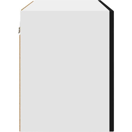 VidaXL Zidni kuhinjski ormarić s policom 2 pcs Crna 60 x 31 x 40 cm Slike