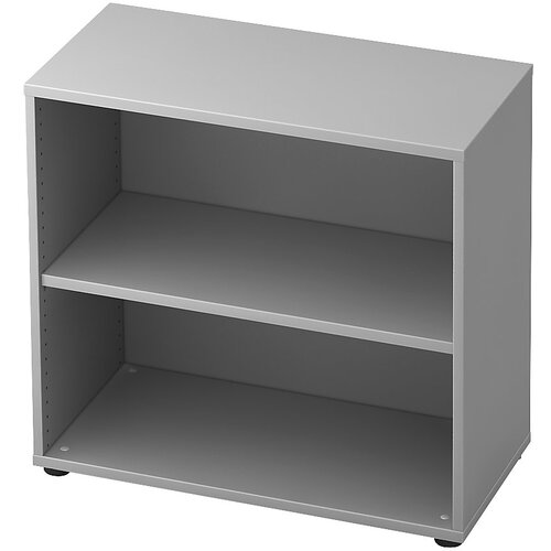 eurokraft pro ANNY - Pisarniški regal, 1 polica, VxŠxG 748 x 800 x 400 mm, svetlo siva Cene