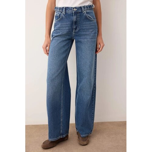 TRENDYOLMILLA ženski pantalone model Twoaw26Je00173, Plava Cene