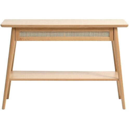 Unique Furniture Pomoćni stol s pločom stola u dekoru hrasta u prirodnoj boji 40x110 cm Barrali &ndash; Cijene