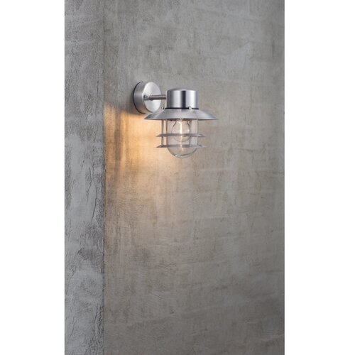 Nordlux Spoljna zidna svetiljka BLOKHUS 1xE27/60W/230V IP54 srebrna Slike