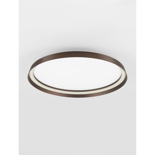 Nova Luce Rjava aluminijasta LED zatemnitvena stropna svetilka Ormi &amp;ndash; Slike