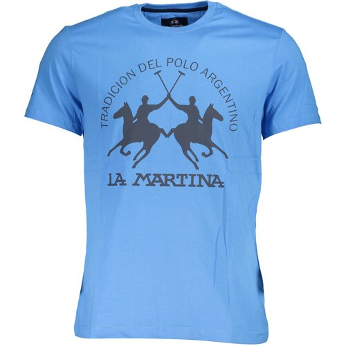 La Martina MEN&amp;amp;#39;S SHORT SLEEVE T-SHIRT BLUE Slike