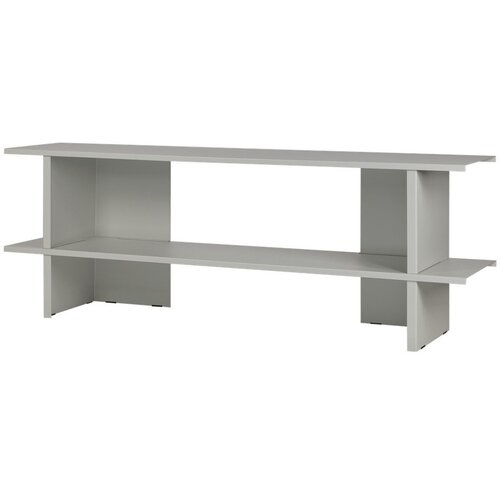 noo.ma Svijetlo sivi metalni regal 160x57x37 cm Hes &ndash; Cijene