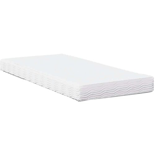  Dnevni krevet s madracem bijeli 100x200 cm puno drvo bor Slike