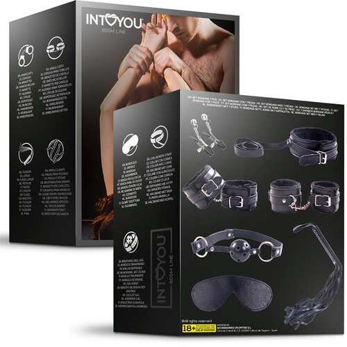 INTOYOU_BDSM_Line BDSM početnički set - 7 dijelova (crni) Cene