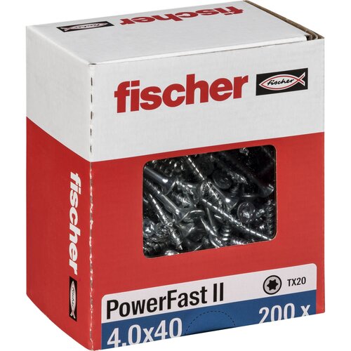 Fischer PowerFast II 4,0x40 SK TX TG blvz 200 Slike
