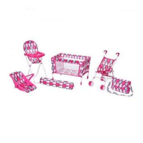 Knorr toys kolica u setu sa nosiljkom, ogradicom,stolicom ( 153204 ) Slike