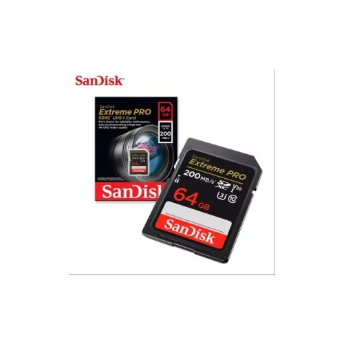 Memorijska kartica SanDisk SD 64GB Extreme PRO 200MB/s V30 UHS-I