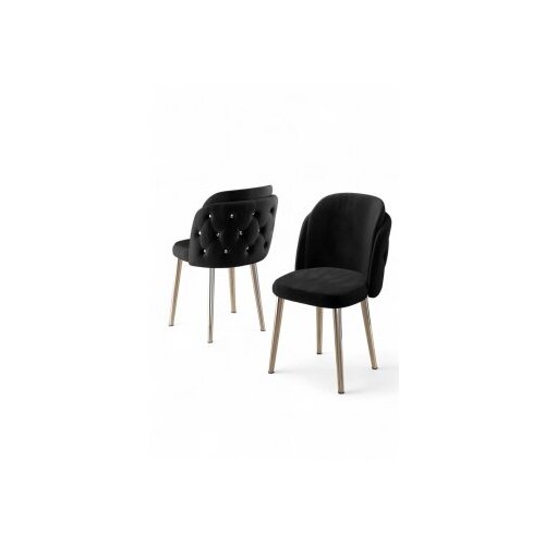 Hanah home set stolica (6 komada) axle black chrome Cene