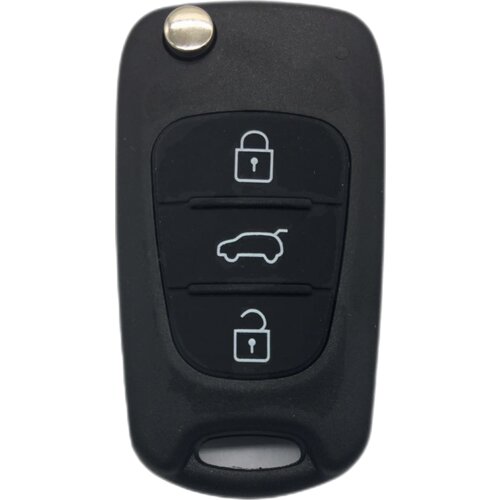 INF Zložljiva školjka za avtomobilski ključ s 3 gumbi za HYUNDAI Kia Black, (21247485) Cene