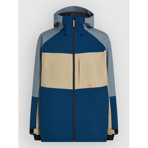 O'neill Fwc'Cruz Mean Machine Jacket regal blue colour block Cene