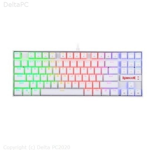 Redragon Mehanicka Gaming tastatura Kumara 2 K552 - RGB White Red Switch Slike