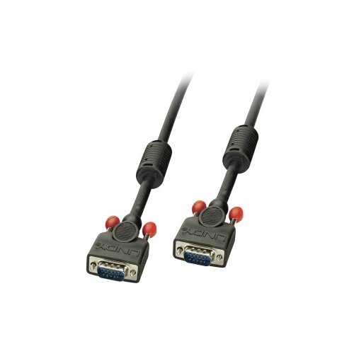 Lindy VGA priključni kabel VGA 15-polni utikač, VGA 15-polni utikač 10.00 m crna 36377 VGA kabel Cijene