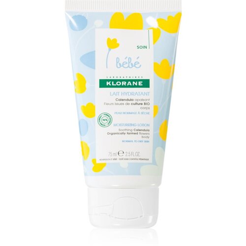 Klorane B&amp;eacute;b&amp;eacute; Calendula hidratantno mlijeko za tijelo za djecu od rođenja 75 ml Slike