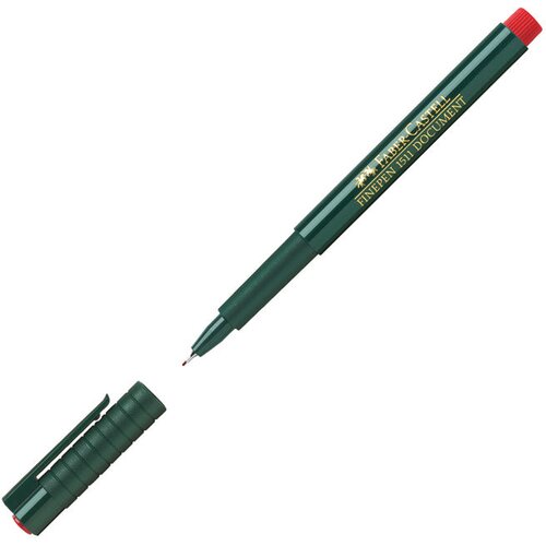  finepen 0,4mm faber castell 1511 crveni Slike