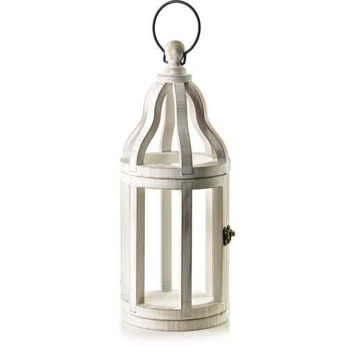 Mondex Lanterna beljen les LEVI LEVI 16x16x48 cm bela 1 kos, (5000212512) Cene