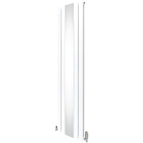 Monster radiator in ventili z ravnim ogledalom - 1800 mm x 425 mm - beli, (21569909) Cene