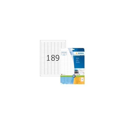 Herma Samoljepljive naljepnice Superprint 4333, (25,4 x 10 mm), 25/1 Cijene