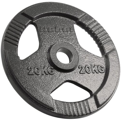 Rebel Active Liveni gvozdeni olimpijski teg RBA-2143-20, 20 kg, 51 mm, Crni Slike