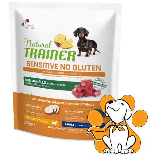 Natural trainer No Gluten Adult Mini - ovca 800g Slike