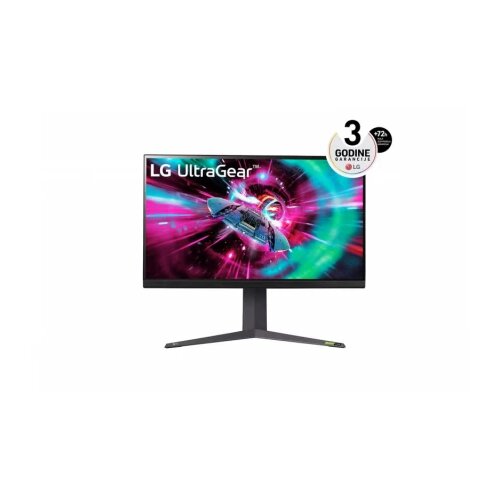 LG 31.5” UltraGear IPS UHD 3840x2160@144Hz, 16:9, 1000:1, 1ms, 400 cd/m², 178º/178º, HDR10/DisplayHDR 400, AMD FreeSync Premium, 1 DP, 2 HDMI 2.1, 1 USB Upstream Port 3.0, 2 USB Downstream Port 3.0, VESA 100x100mm, Height, Tilt, Black, 3yw Cene