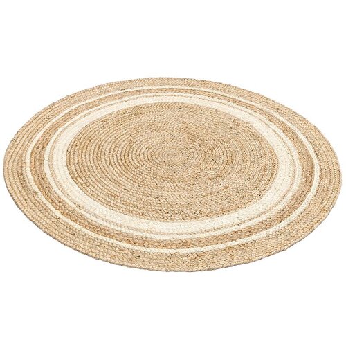 Conceptum Hypnose tepih ech 01 - r natural, white cream hall carpet (150 x 150) Cene