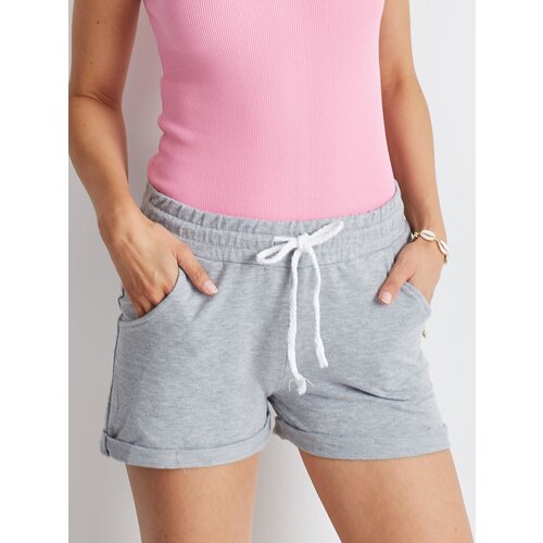 BASIC Feel Good Shorts-RV-SN-4946.87P-grey Cene