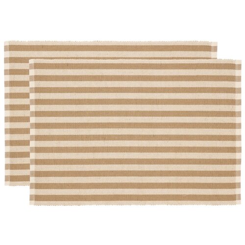Södahl Platnena podloga 2 kom 33x48 cm Statement Stripe - Cijene