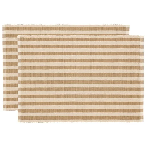 Södahl Platnena podloga 2 kom 33x48 cm Statement Stripe -