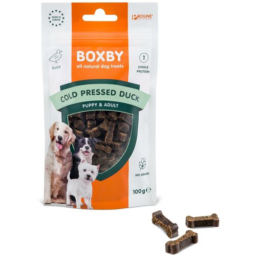 Champion Petfoods boxby cold pressed poslastica za pse puppy&adult - patka 100g Cene