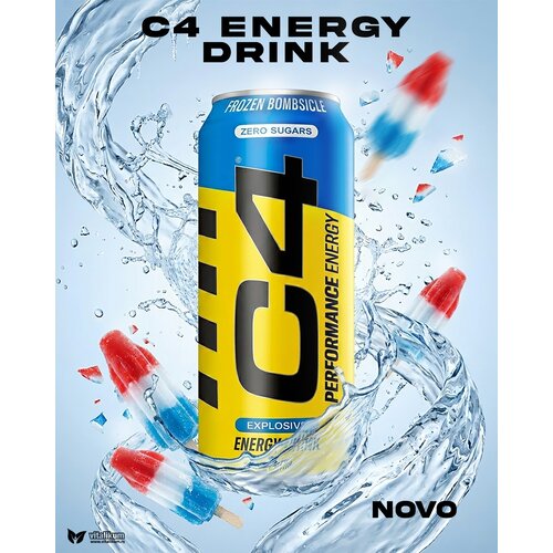 Cellucor C4 Energy Drink 500ml Frozen Bombsicle Slike