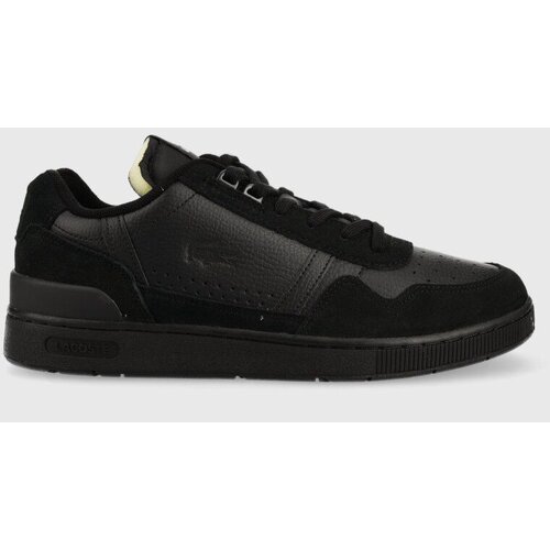 Lacoste Kožne tenisice T-Clip Leather Premium boja: crna, 45SMA0033 Slike